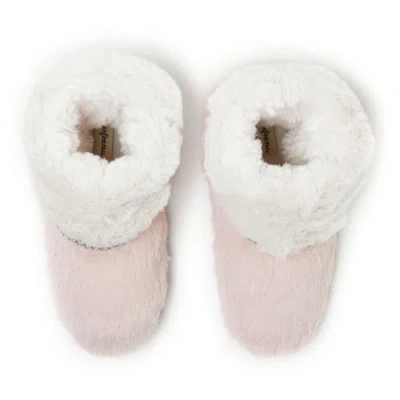 Dearfoams Beth Faux Fur Fold Down Fuzzy Bootie Slipper