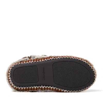 Dearfoams Beth Faux Fur Fold Down Fuzzy Bootie Slipper