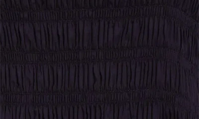 Melloday Smocked Midi Dress In Black