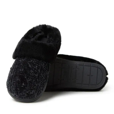 Dearfoams Claire Cable Knit Chenille Clog Slipper