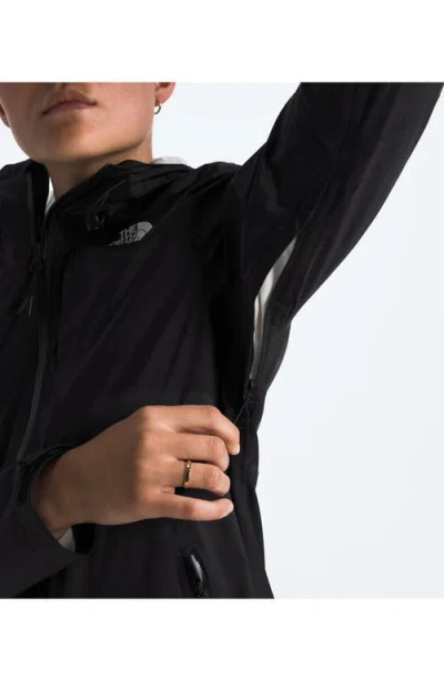 The North Face Alta Vista Hooded Water Repellent Jacket In Black