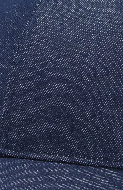 Nordstrom Wool Blend Adjustable Baseball Cap In Blue