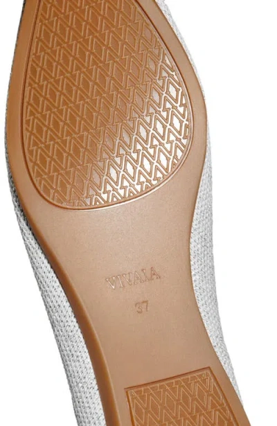 Vivaia Pointed-toe Ballet Flats In Gray