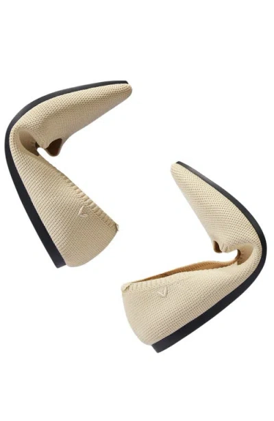 Vivaia Pointed-toe Ballet Flats In Neutral