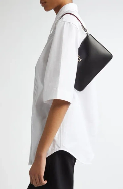 Christian Louboutin Loubi54 Flat Leather Pouch
