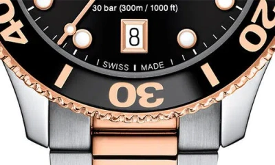 Tissot Seastar 1000 Watch, 36mm In Gold