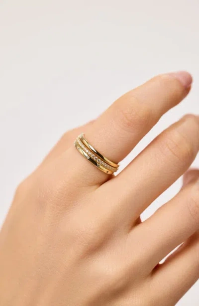 Ana Luisa Ring Set In Gold