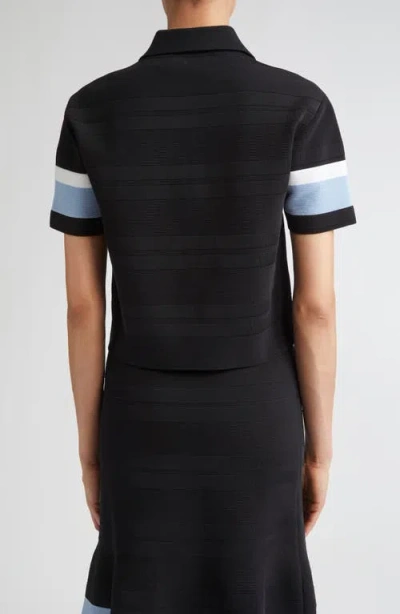 Carolina Herrera Stripe-detail Polo Top
