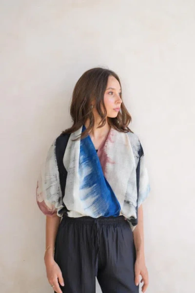 Pink Haley Sasha Hand Dyed Organic Cotton Scarf