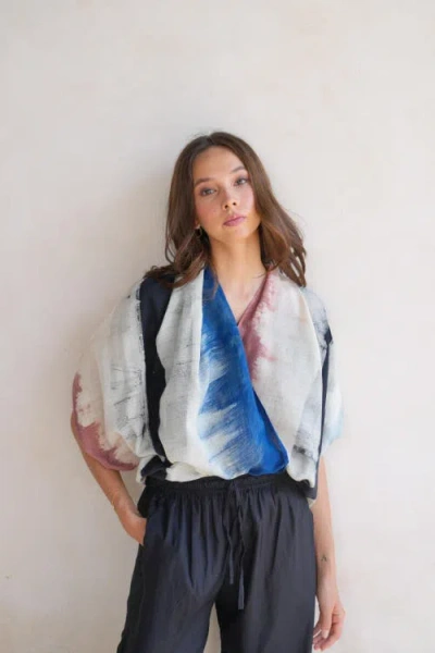 Pink Haley Sasha Hand Dyed Organic Cotton Scarf
