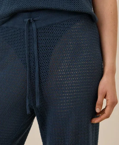 Pact Beachside Linen Pant Made With Organic Cotton In Blue