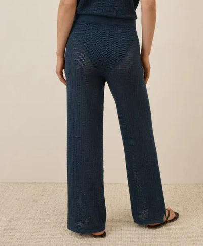 Pact Beachside Linen Pant Made With Organic Cotton In Blue