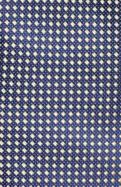 Nordstrom Hudson Mini Grid Silk Tie In Blue