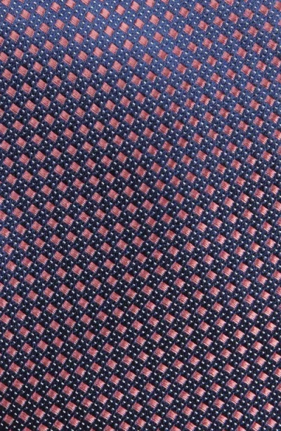 Nordstrom Hudson Mini Grid Silk Tie In Blue