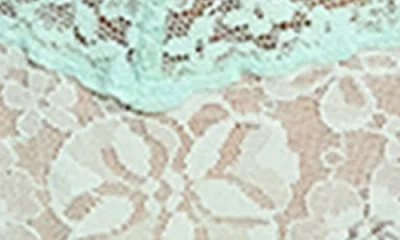 Hanky Panky Flora Lace Original Rise Thong In Green