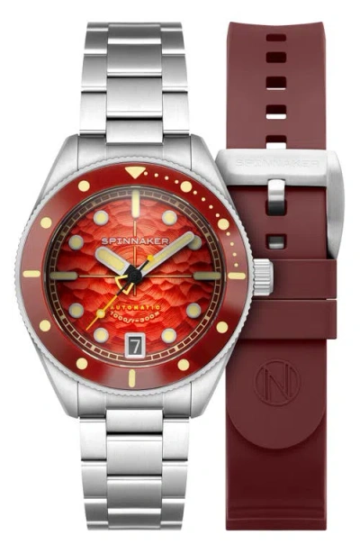 Spinnaker Challenger Automatic Bracelet Watch, 42mm In Metallic