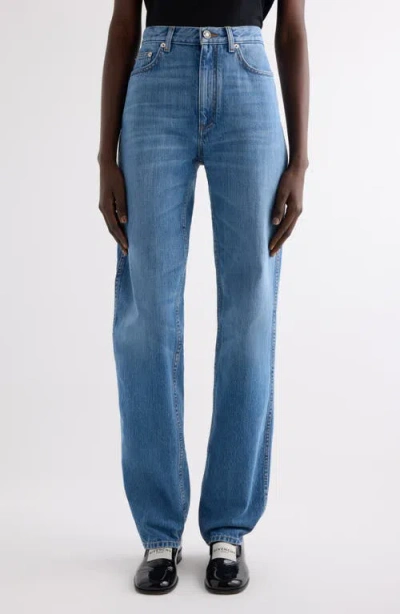 Givenchy Western Straight Leg Denim Pants In Blue