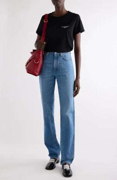 Givenchy Western Straight Leg Denim Pants In Blue