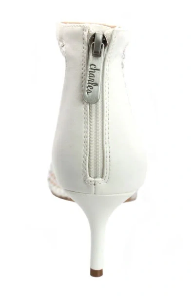 Charles By Charles David Afterhours Rhinestone Mesh Bootie