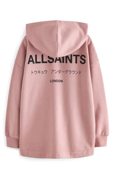 Smallsaints By Allsaints Kids' Longline Graphic Hoodie