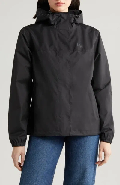 Helly Hansen Vancouver Waterproof Rain Jacket In Black