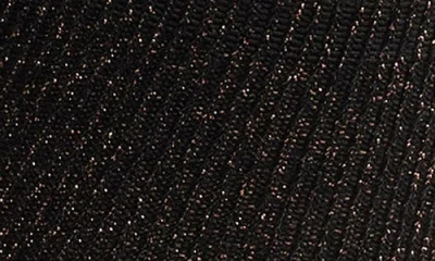 High Heel Jungle Shimmery Lights Crew Socks In Black