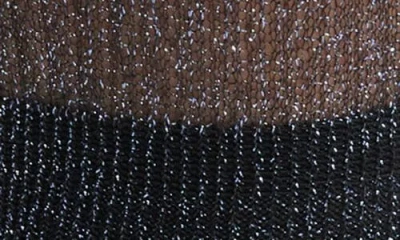 High Heel Jungle Shimmery Lights Crew Socks In Blue