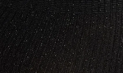 High Heel Jungle Shimmery Lights Crew Socks In Black