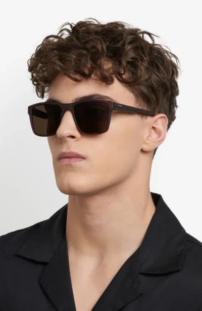 Fossil 56mm Square Sunglasses In Brown