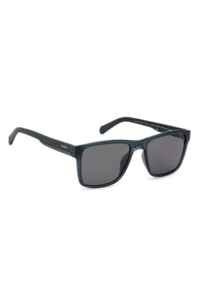 Fossil 56mm Square Sunglasses In Green