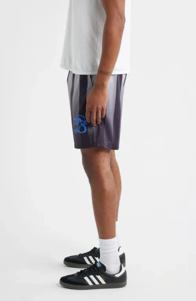 Santo Studio Team Palermo Stripe Mesh Soccer Shorts