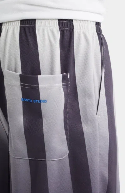 Santo Studio Team Palermo Stripe Mesh Soccer Shorts