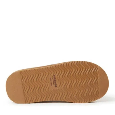 Dearfoams Kids' Fireside Dempsey Genuine Shearling Clog Slipper