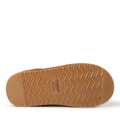 Dearfoams Kids' Fireside Dempsey Genuine Shearling Clog Slipper