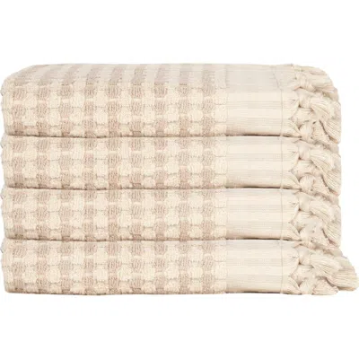 Olive And Linen Olive & Linen Dots Terry Hand Towel Bundle