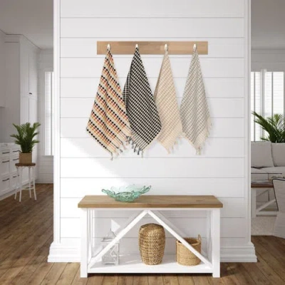 Olive And Linen Olive & Linen Dots Terry Hand Towel Bundle