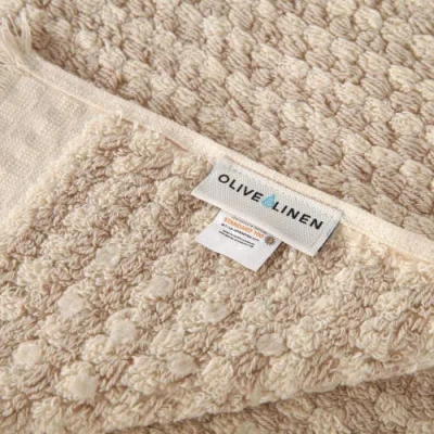 Olive And Linen Olive & Linen Dots Terry Hand Towel Bundle