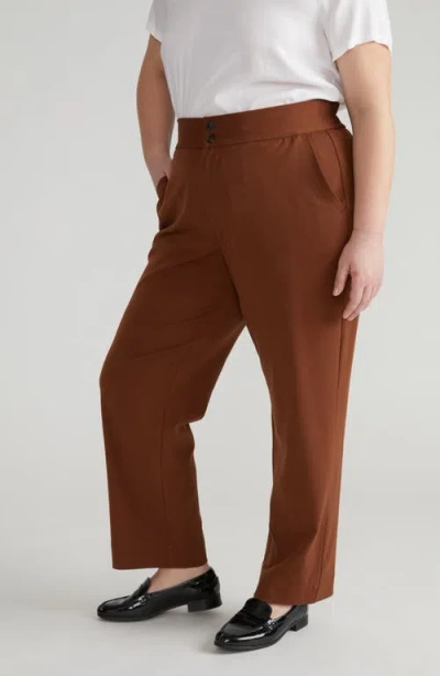 Universal Standard Henning X Us Irving Pants In Brown