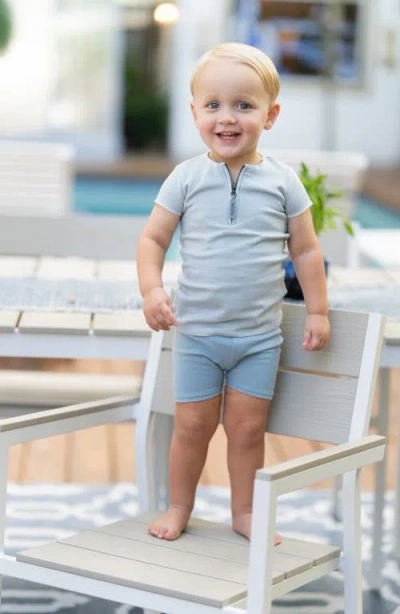 Maniere Manière Solid Bike Shorts In Blue