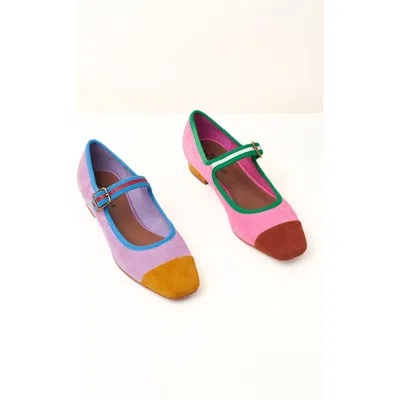 Charlotte Stone Rhiannon Cap Toe Mary Jane Pump In Multi