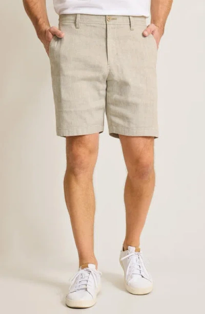 Tommy Bahama Beach Coast Linen Blend Shorts In Neutral