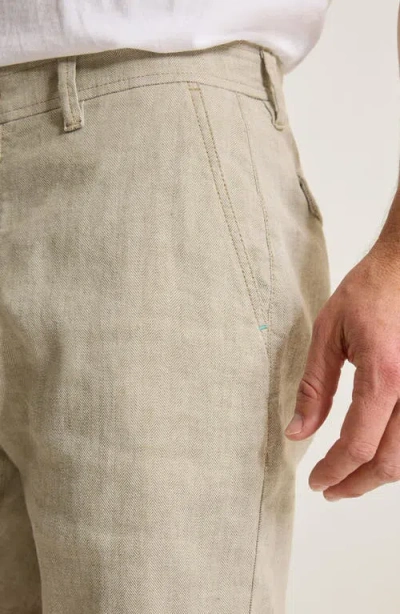 Tommy Bahama Beach Coast Linen Blend Shorts In Neutral