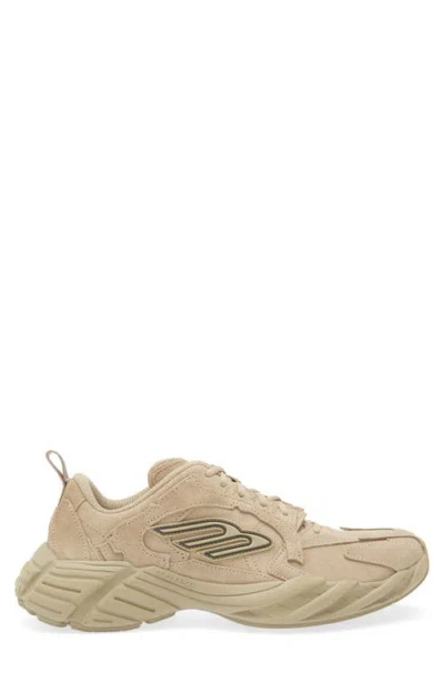 Balenciaga Sneakers Monday In Pelle Scamosciata Beige  Uomo In Neutral