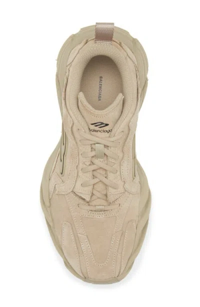 Balenciaga Sneakers Monday In Pelle Scamosciata Beige  Uomo In Neutral