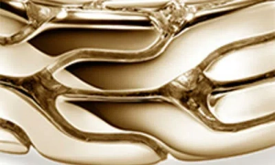 John Hardy Carved Chain Band Ring, Sterling Silver