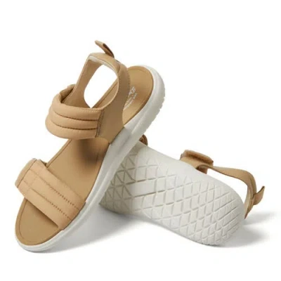 Dearfoams Thea Quarter Strap Sandal In Brown