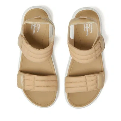Dearfoams Thea Quarter Strap Sandal In Brown