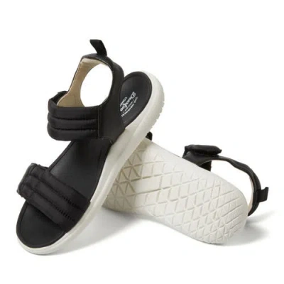 Dearfoams Thea Quarter Strap Sandal In Black