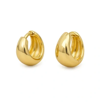 Hollywood Sensation Dainty Huggie Hoop Earrings -3 Pairs In Gold