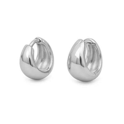 Hollywood Sensation Dainty Huggie Hoop Earrings -3 Pairs In Metallic